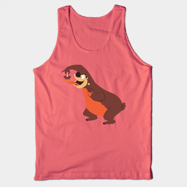 Candy Apple Bear Tank Top by SarahLouiseNicholson